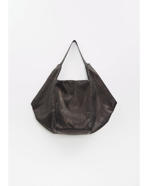 Yohji Yamamoto Black 2 Zip One Shoulder Bag