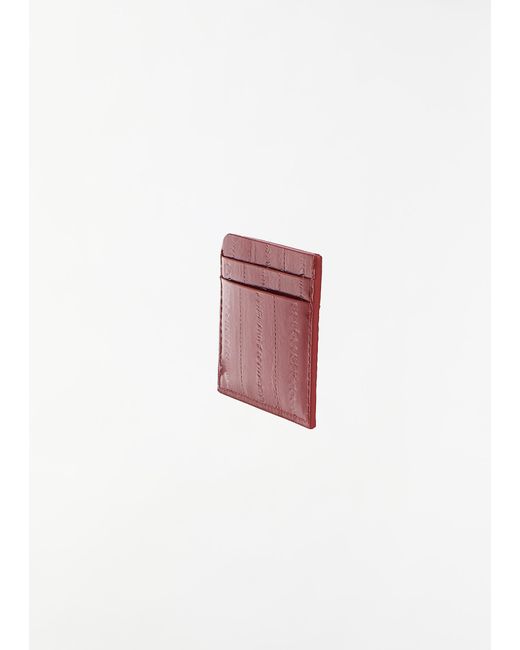 Dries Van Noten Red Leather Card Case