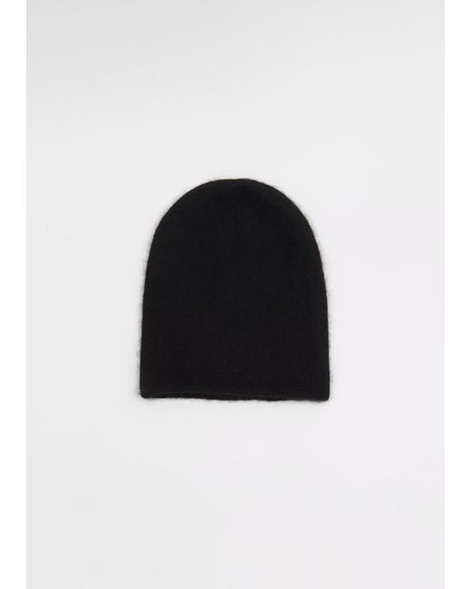 Frenckenberger Black Cashmere Silk Beanie