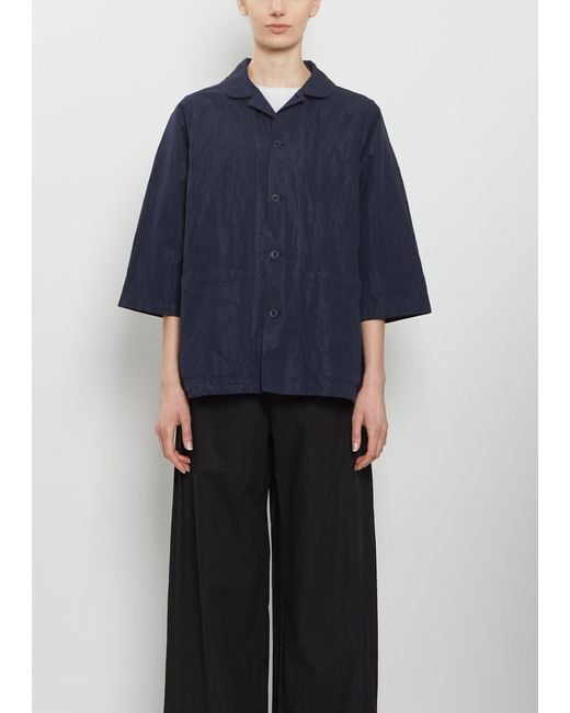 Labo.art Blue Olivia Technical Cotton Pulla Jacket