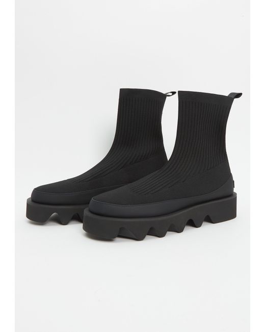 Issey Miyake Black Bounce Fit Short Boot