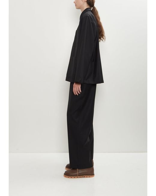 Sofie D'Hoore Black Cimabue Tropical Wool Jacket