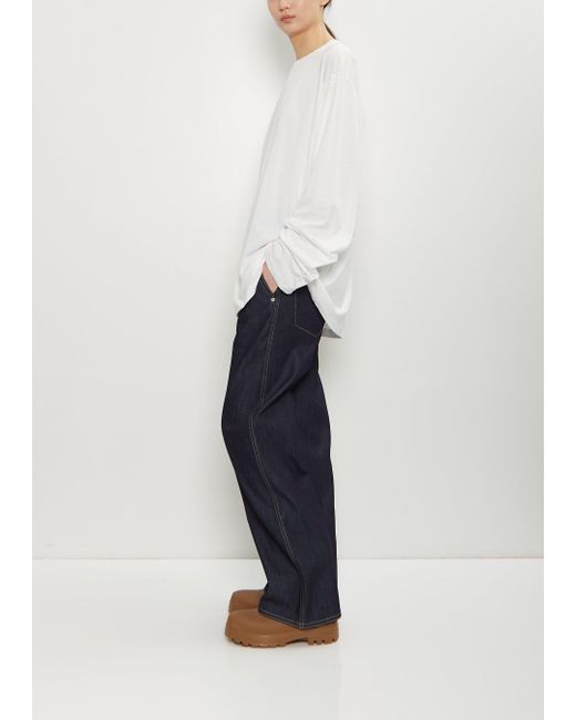 Sofie D'Hoore White Toledo Cotton Long Sleeve T-shirt