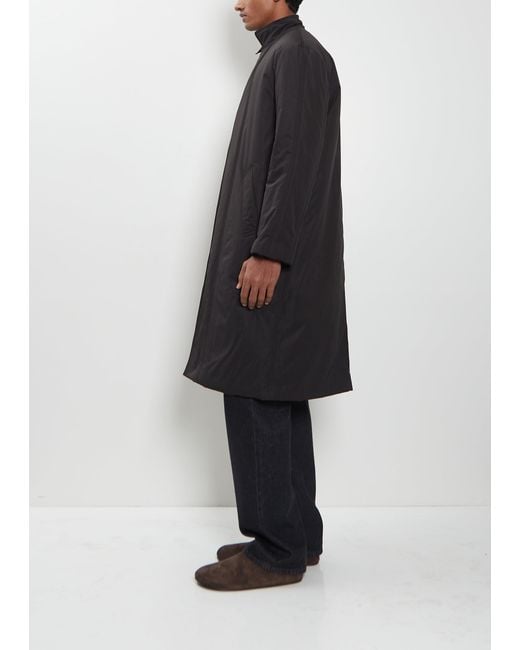 The Row Men Black Bolta Technical Coat