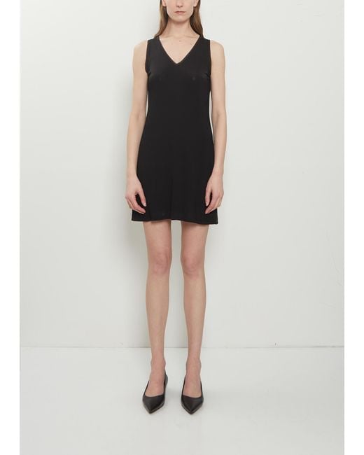 Colleen Allen Black V-neck Tank Dress