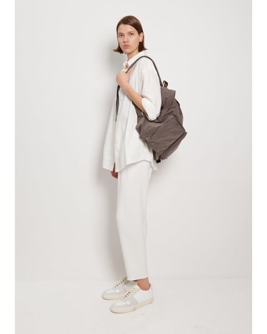Amiacalva White Split Yarn Backpack