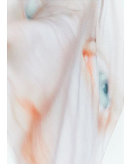 Casey Casey White Exclusive Silk Cashmere Scarf