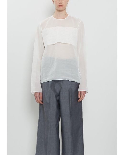 Sofie D'Hoore Blue Beebee Organdy Shirt