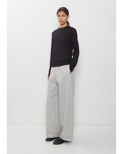 Loulou de Saison Black Ditto Fine Cashmere Sweater