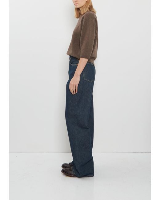 6397 Blue Wide Cotton Jean