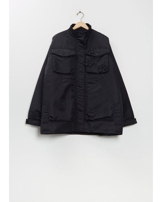 CECILIE BAHNSEN Blue Brianna Technical Jacket