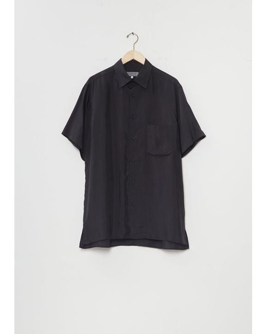 Yohji Yamamoto Blue Big Half Sleeve Shirt