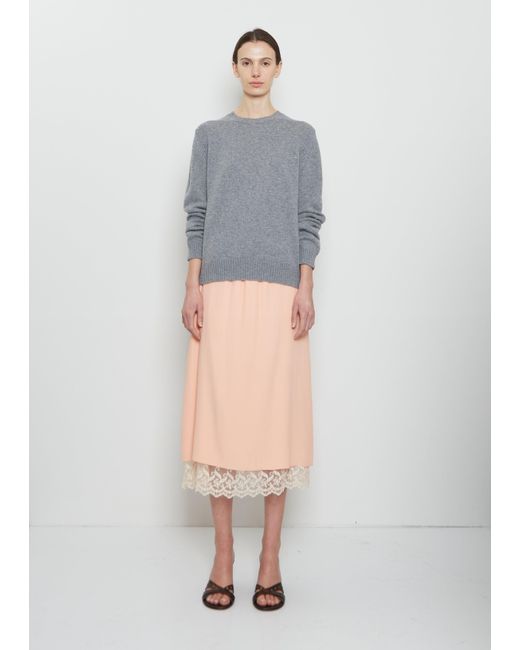 Begg x Co Gray Hepburn Cashmere Crewneck
