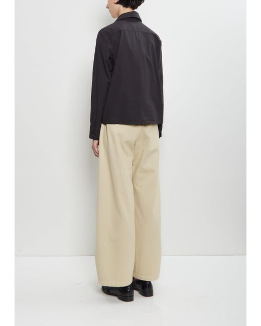 Labo.art Blue Picco Cotton Shirt