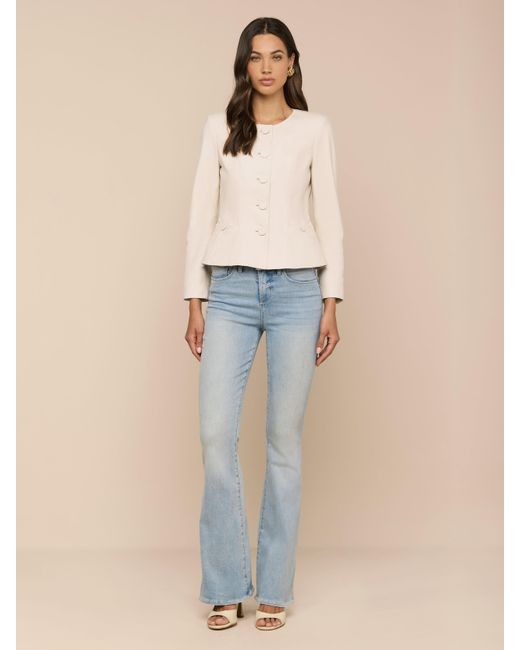 L'Agence Natural Mariella Leather Jacket