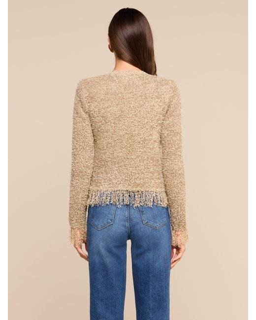 L'Agence Natural Mireille Fringe Cardigan