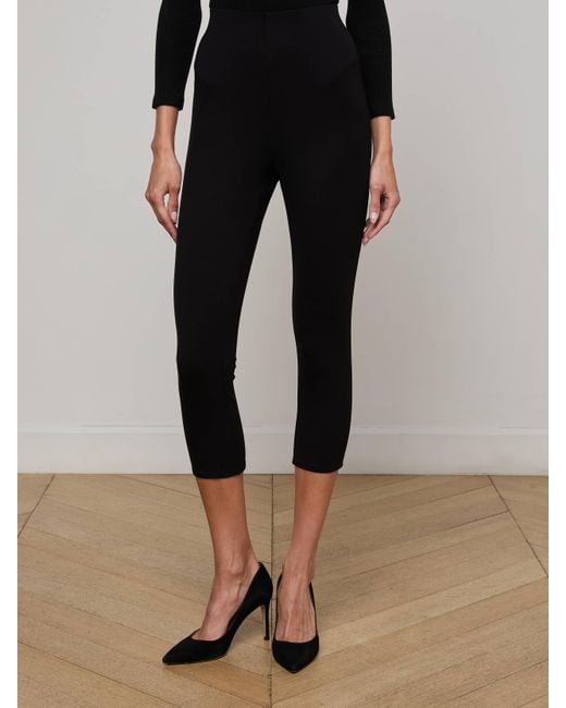 L'Agence Black Dee Capri Pants