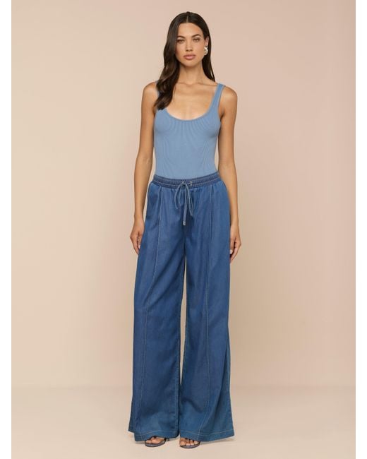 L'Agence Blue Connie Drawstring Jean