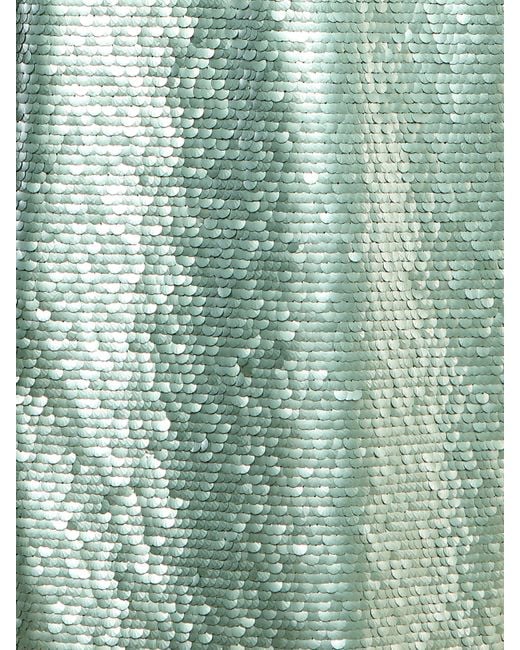 L'Agence Green Karma Sequin Maxi Dress