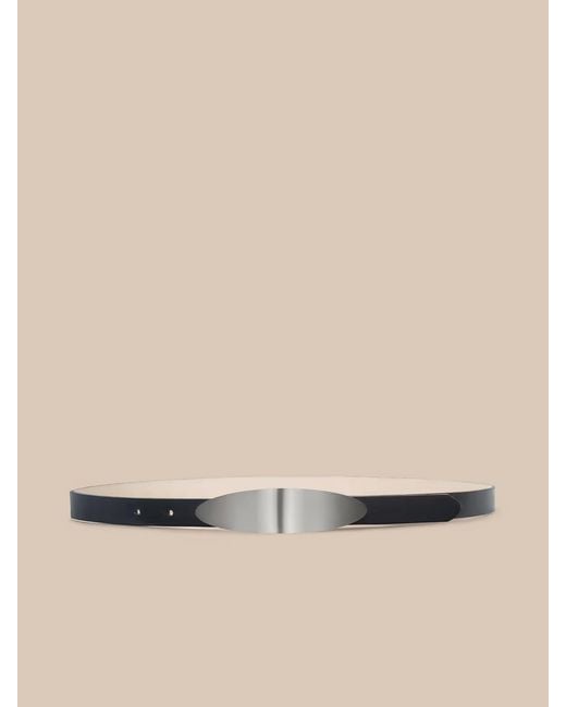 L'Agence Gray Maroux Leather Belt