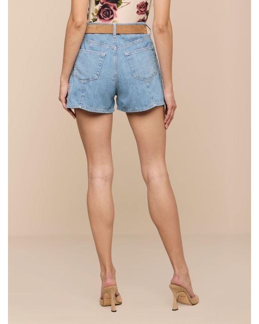 L'Agence Blue Kyra Jean Short