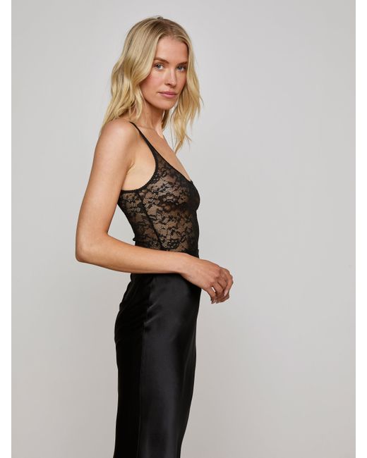 Débardeur En Dentelle Vinka, Noir L'Agence en coloris Black