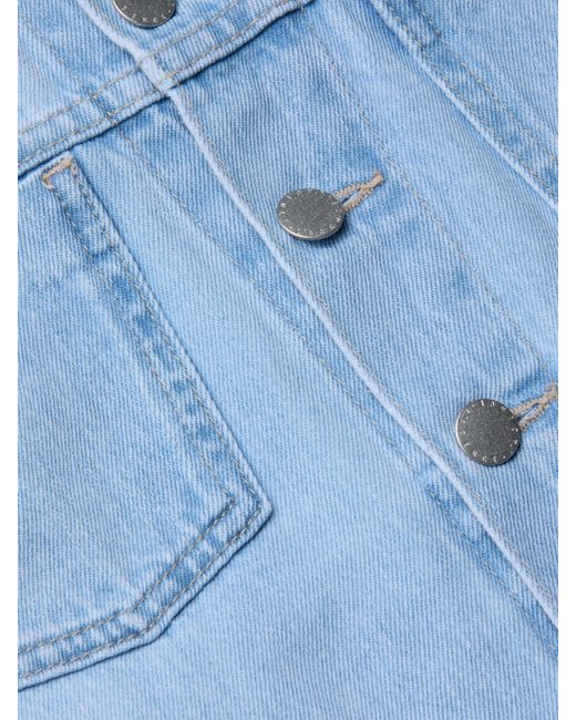 L'Agence Blue Celine Jean Jacket