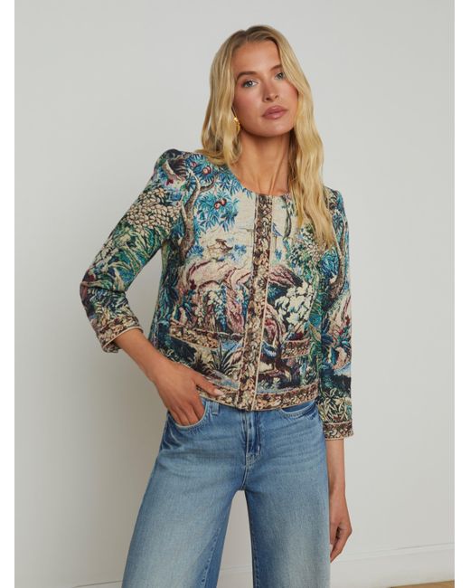 L'Agence Multicolor Lian Tapestry Jacket