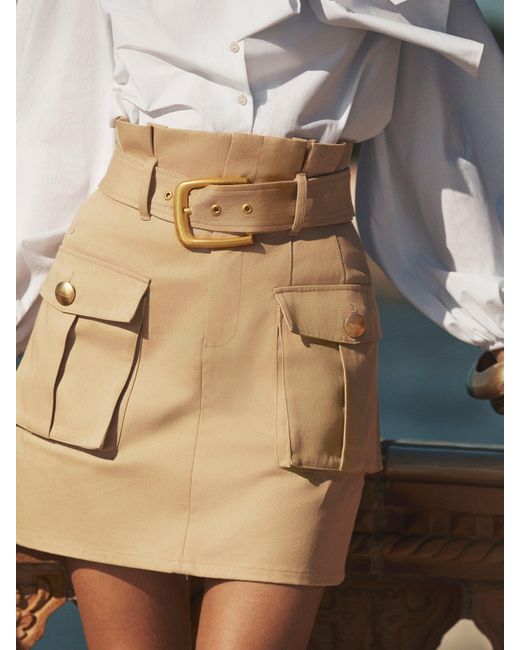 L'Agence White Maelis Mini Skirt