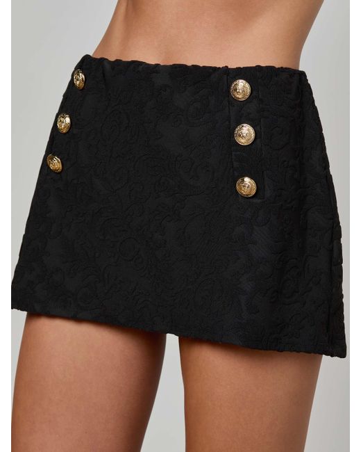 L'Agence Black Coco Swim Skirt