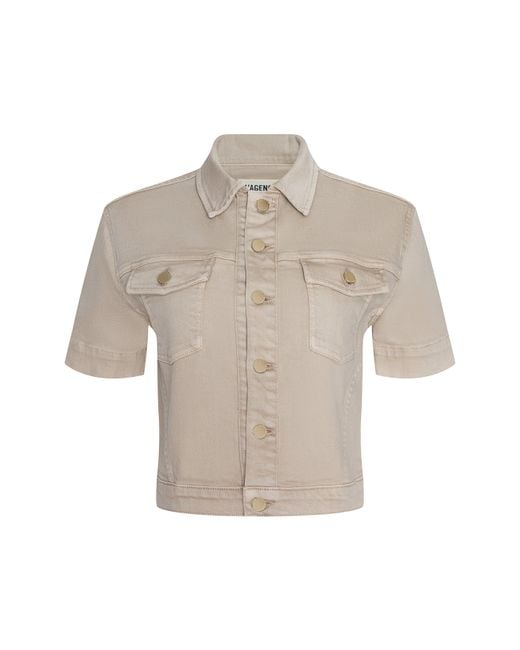 L'Agence Natural Kirstie Jean Shirt Jacket