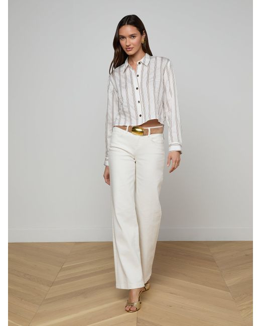 L'Agence Gray Cosette Shirt