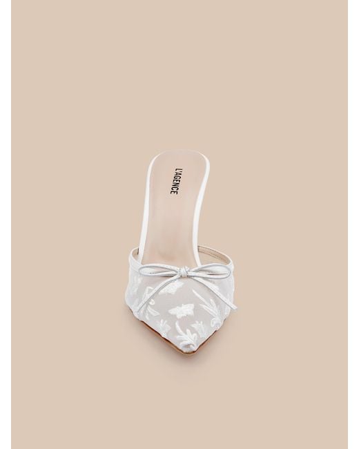 L'Agence White Prasad Mesh Mule