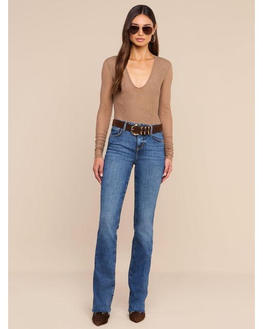 L'Agence Natural Thalassa High-Leg Bodysuit