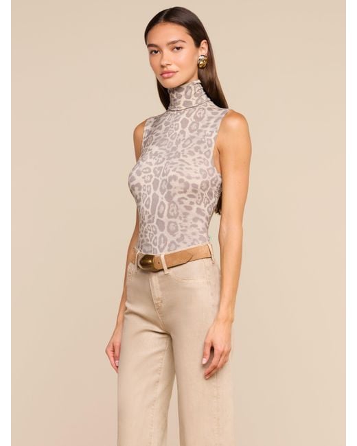 L'Agence Multicolor Ceci Sleeveless Turtleneck