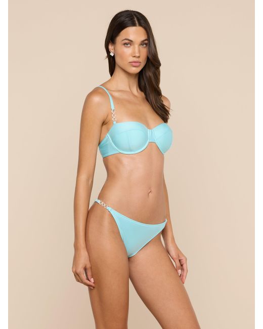 Bas De Bikini Ficelle, Bleu Glacé L'Agence en coloris Natural