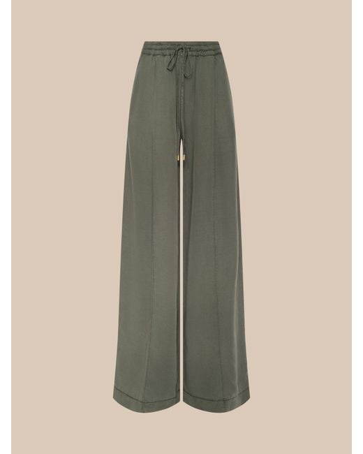 L'Agence Green Connie Drawstring Trouser