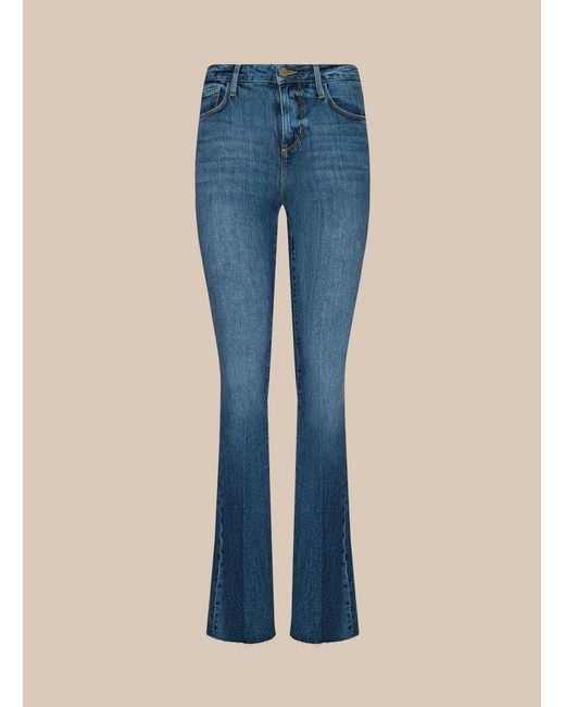L'Agence Blue Ruth Straight-Leg Jean