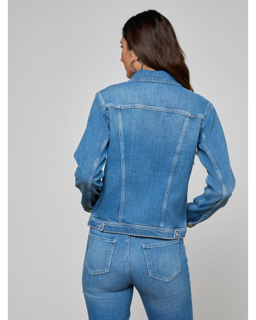L'Agence Blue 'Agence Celine Jean Jacket