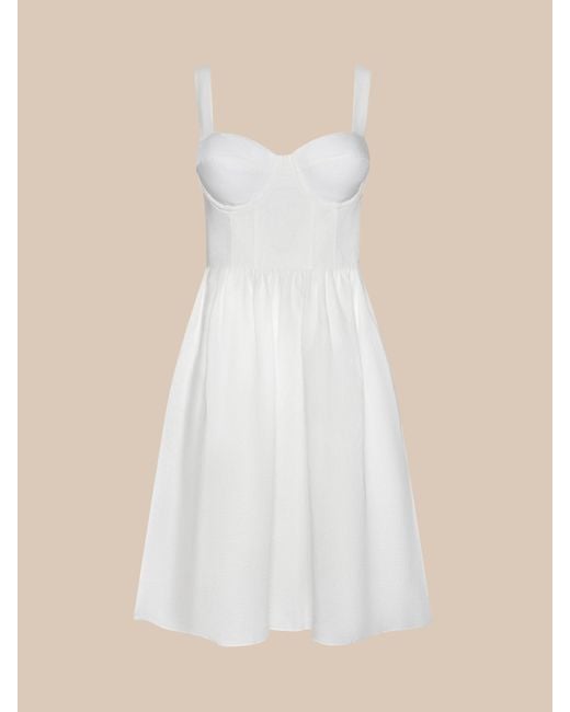 L'Agence Natural Tiani Bustier Dress