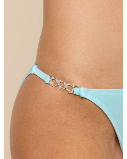 Bas De Bikini Ficelle, Bleu Glacé L'Agence en coloris Natural