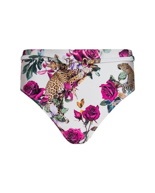 L'Agence Multicolor Vanessa High-Waisted Bikini Bottom