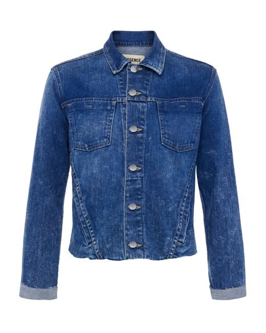 L'Agence Blue Janelle Jean Jacket