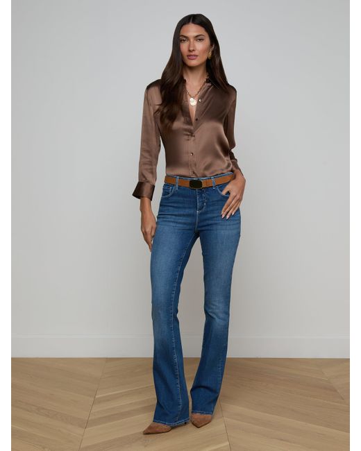 L'Agence Blue Selma Bootcut Jean