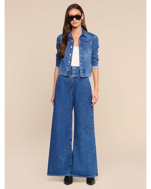 L'Agence Blue Janelle Jean Jacket