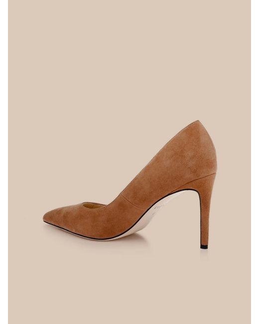 L'Agence White Maelle Suede Pump