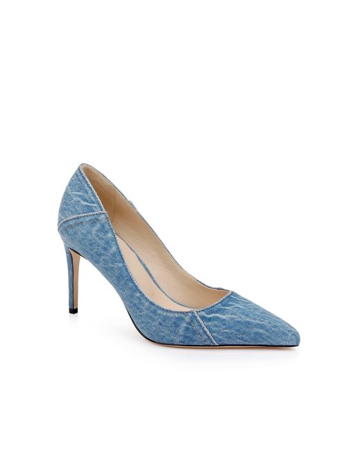 L'Agence Blue Maelle Denim Pump
