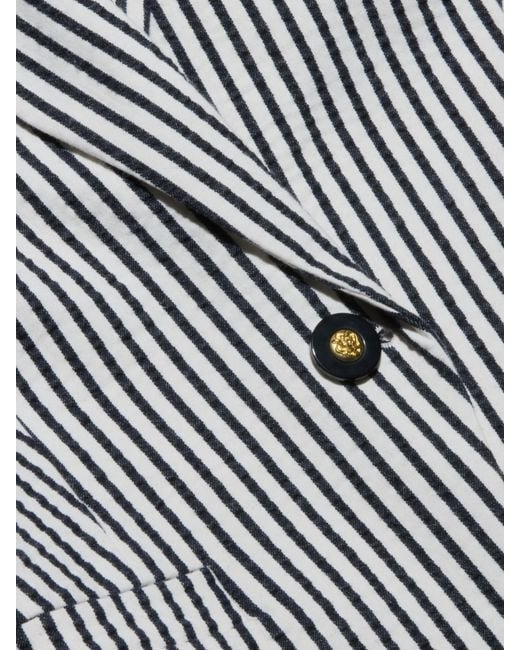 L'Agence Gray Misa Seersucker Blazer