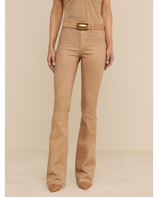 L'Agence Natural Marty Coated Flare Jean