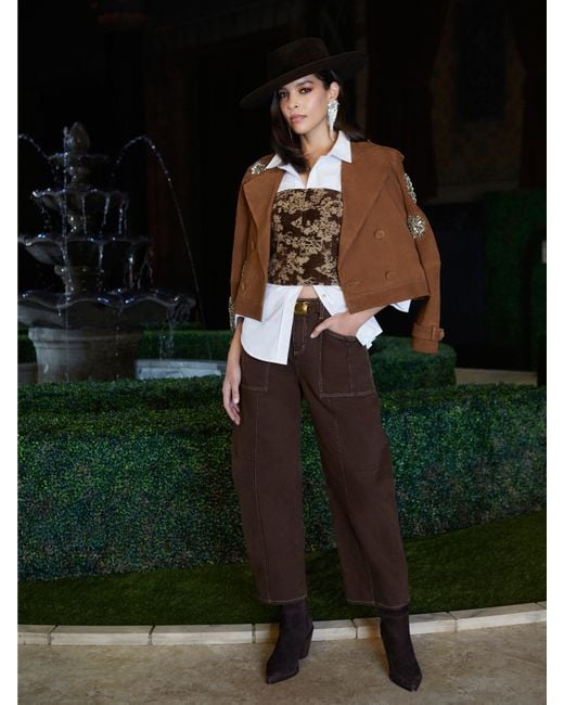 L'Agence Natural Paulette Corset Top
